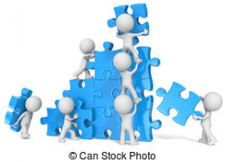 Puzzle team work clipart - Clip Art Library