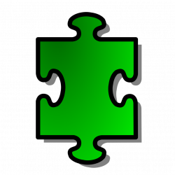 Puzzle Piece | Free Stock Photo | Illustration of a green puzzle ...