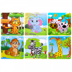 Animal Wooden Puzzles for Kids