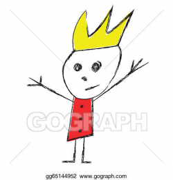 Vector Art - Drawing of a king and queen. Clipart Drawing ...