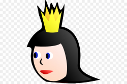 Queen Of Hearts Card clipart - Queen, Face, Yellow ...