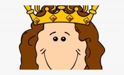 Queen Clipart Face - Cartoon Transparent Background Crown ...