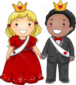 Kiddie King And Queen Clipart