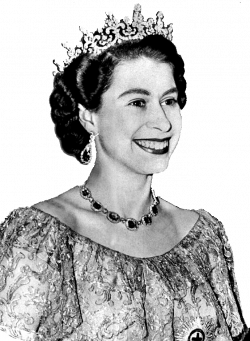 Queen Elizabeth Vintage Picture transparent PNG - StickPNG