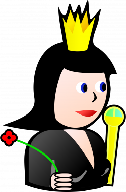 Clipart - Queen of Spades
