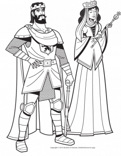 28+ Collection of Medieval King And Queen Drawing | High quality ...