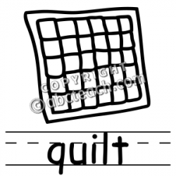 Quilt Clipart Black And White | Free download best Quilt ...