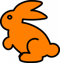 Orange Bunny Quilt Klh Clip Art at Clker.com - vector clip art ...