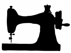 Public Domain! Vintage Sewing Machine Clipart | Stencils ...