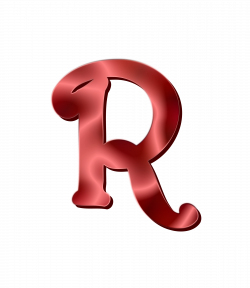 Clipart - Alphabet 12, letter R