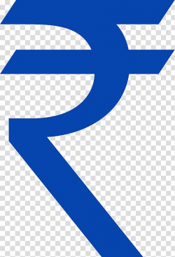 Blue logo, Indian rupee sign Currency symbol , India Rs ...