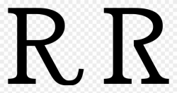 R Font - Letter R Font Clipart (#596471) - PinClipart