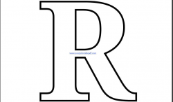 Printable PDF Letter R Coloring Page | Printable Alphabet ...