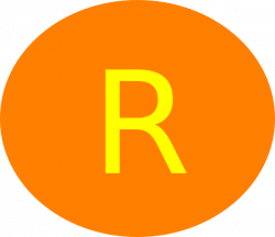 Letter R Circle Orange Clip Art at Clker.com - vector clip art ...
