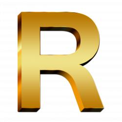 Capital letter R free image