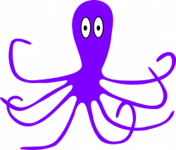 Octopus Lt Purple Clip Art at Clker.com - vector clip art online ...