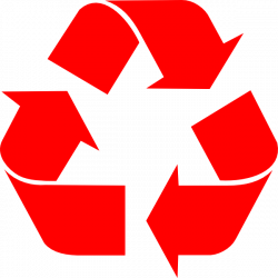 Red Recycle Clip Art at Clker.com - vector clip art online, royalty ...