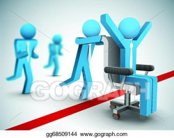 EPS Illustration - Business competition. Vector Clipart ...
