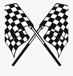 Race Clipart Checkered Flag - Checkered Flag Number 1 #98655 ...