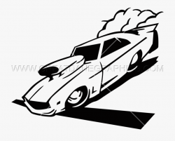 Drag Car Racing Production Ready Artwork For T Shirt - Drag ...