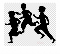 Racing Transparent Image Clipart - Kids Running Silhouette ...