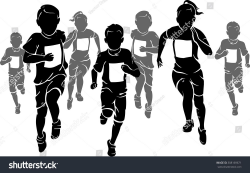 running with kids clipart black and white - Yahoo Image ...