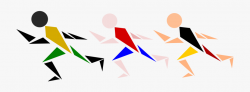 Race Clipart Track And Field - Relay Race Maths #155012 ...