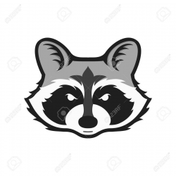 Free Drawn Racoon head, Download Free Clip Art on Owips.com