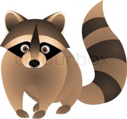 whimsical racoons | Stock vector of 'Raccoon Cartoon ...