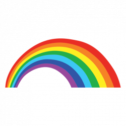 Colorful rainbow cartoon - Transparent PNG & SVG vector
