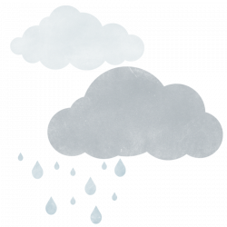 Cloud With Raindrops Clipart (27+)