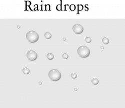 free raindrop clipart - PngLine