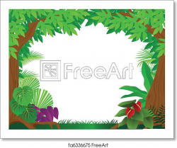 Free art print of Tropical rainforest background