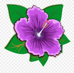 Purple Clipart - Rainforest Flower Clipart - Png Download ...