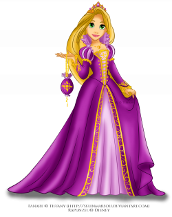 Rapunzel in royal purple by *selinmarsou on deviantART | Rapunzel ...