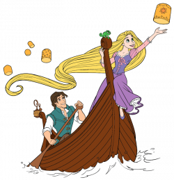 Rapunzel and Flynn Rider and Pascal and the Lanterns | Rapunzel and ...