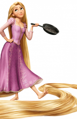 Rapunzel and her frying pan | Rapunzel | Pinterest | Frying pans ...