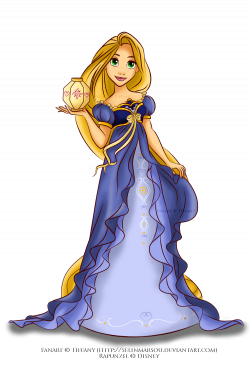 The Art of Tangled • Rapunzel's 'watch the lanterns' dress by...