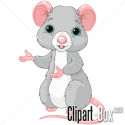 CLIPART CUTE RAT | Cards and tags | Mouse illustration ...