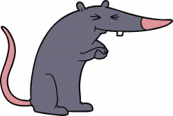 Amazon.com: Cute Silly Kids Cartoon Animal - Sewer Rat Vinyl ...