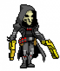 Reaper from Overwatch | Pixel Art Maker