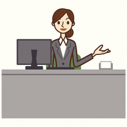 receptionist clipart | Clipart Station