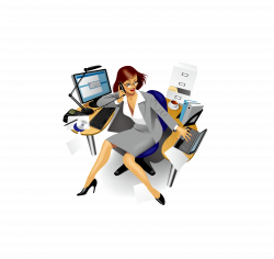 Secretary Clipart computer job - Free Clipart on Dumielauxepices.net