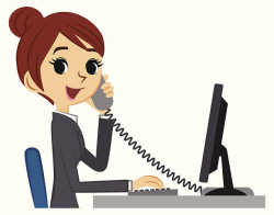 receptionist clipart 3 | Clipart Station