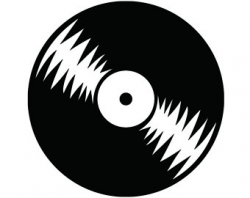 Record clipart black and white 2 » Clipart Station