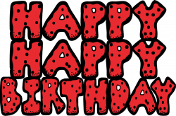Happy Birthday PNG images free download
