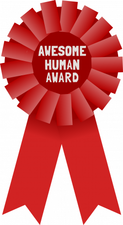 Clipart - Awesome Human Award