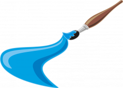 Blue Paint Brush Clipart Paint Brush Clipart #10966 « ClipartPen