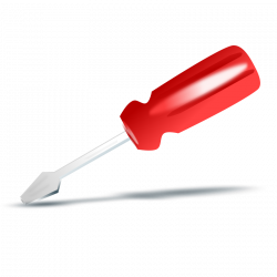 Red clipart screwdriver ~ Frames ~ Illustrations ~ HD images ~ Photo ...