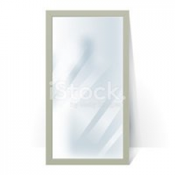 Big Mirror With Blurry Reflection AT The Wall stock vectors ...